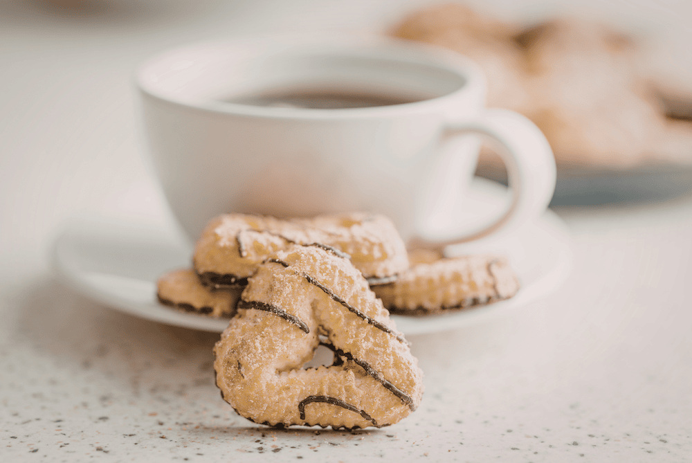 Koffie met koekjes